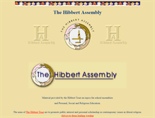 Tablet Screenshot of hibbert-assembly.org.uk